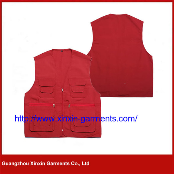 Guangzhou Factory Wholesale Cheap Cotton Polyester Stock Vest (V18)