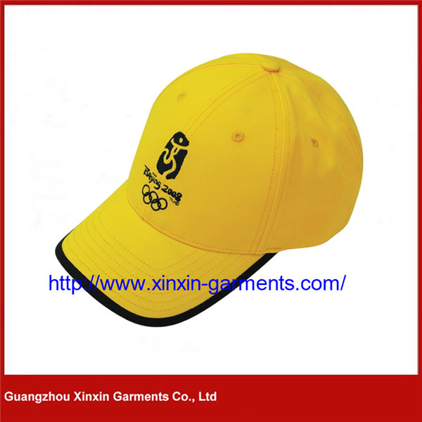 High Quality Custom Embroidered 100% Cotton 6 Panel Baseball Cap (C35)