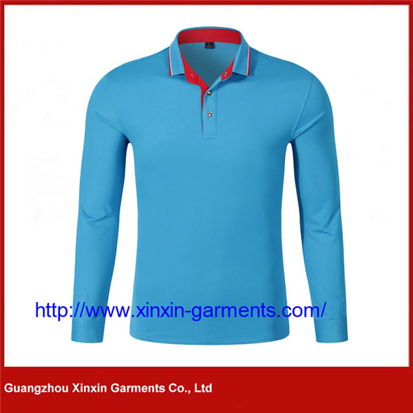 High Quality Wholesale Men Custom Logo Blank 100% Cotton Quick Dry Fit Sports Polo Shirts P436-7