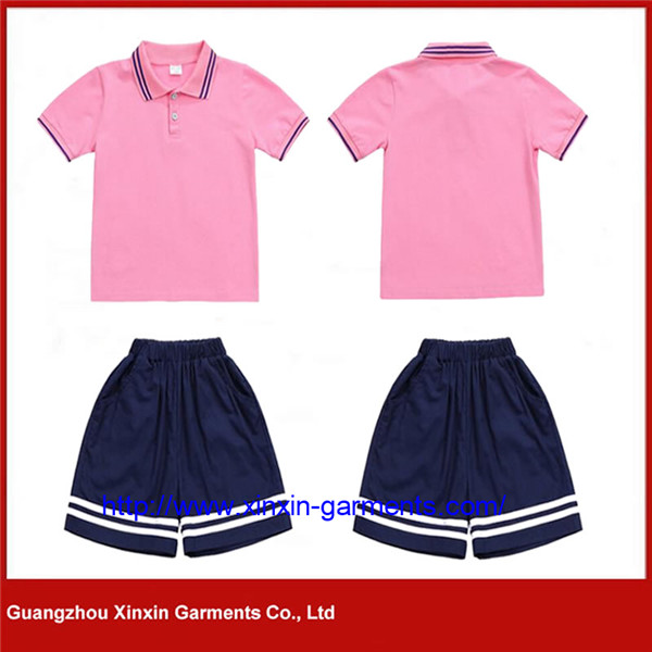 High Quality and Stylish Kids School Clothes Primary School Uniform Designs (U157)