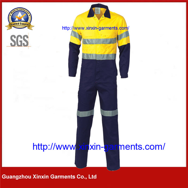 High Visibility Adjustable Overall Knee Patch with Reflective Tape W2474