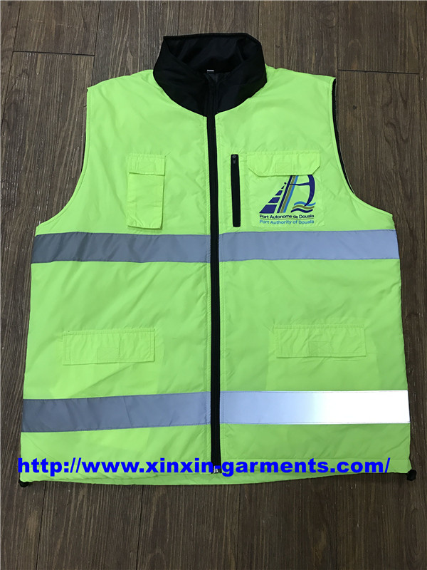 High Visibility Polyester Security Safety Vests Reflective Clothing (W892)
