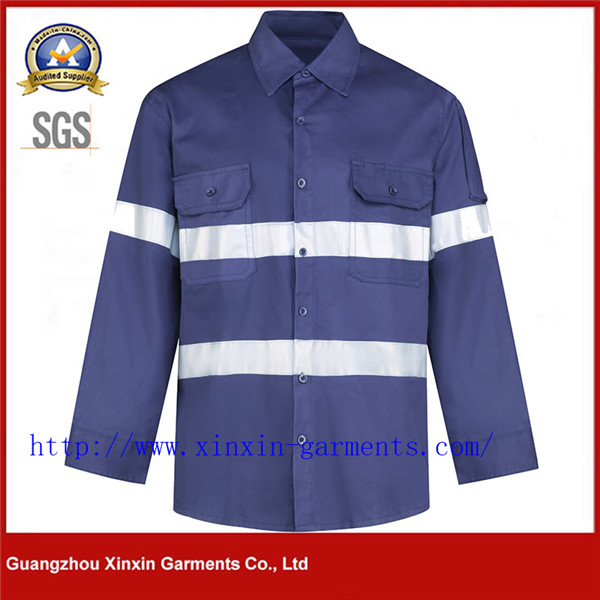 High Visibility Traffic Signs Safety Workwear Shirt With Long Sleeve W995