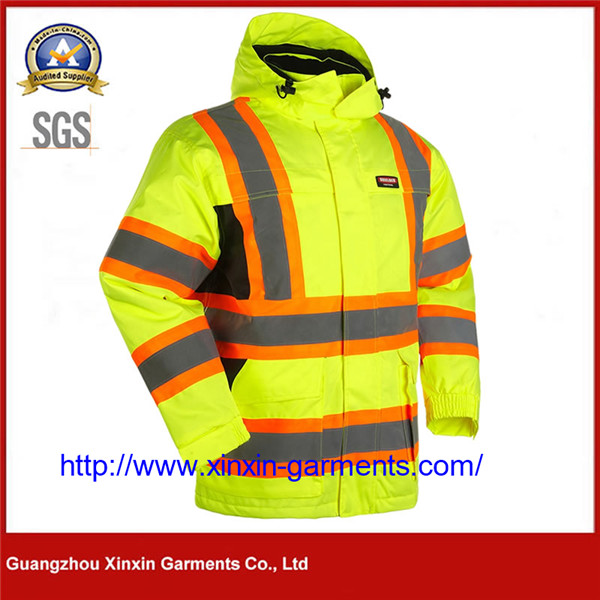 Hot China Products Work Jacket Hi Vis EN20471 Workwear with Reflective Tape W2169