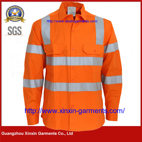 Industrial Workwear Factory Safety Working Cothes Cotton Construction Worker Uniform W2391