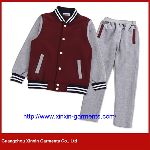 Kids Baseball Suits Wholesale Factory Cheap Price Children School Students Uniforms (U124)