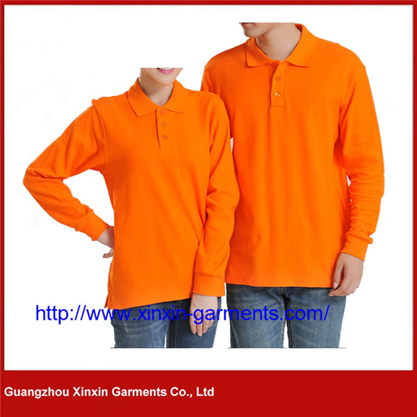 Long Sleeve Polo Shirt Manufacturer Custom Long Sleeve Polo Shirt (P406)