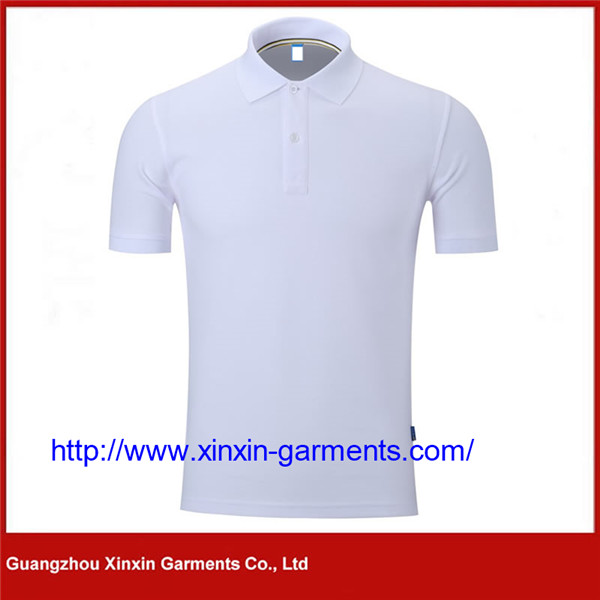 Low Price White Plain Polo Shirt Made in China (P490)