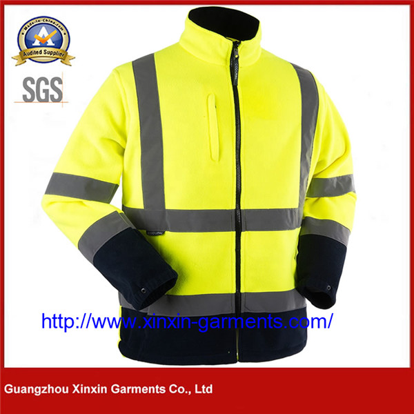 Manufactory Polyester Polar Fleece Bonded Stretch Textile Workwear for Labor W2180