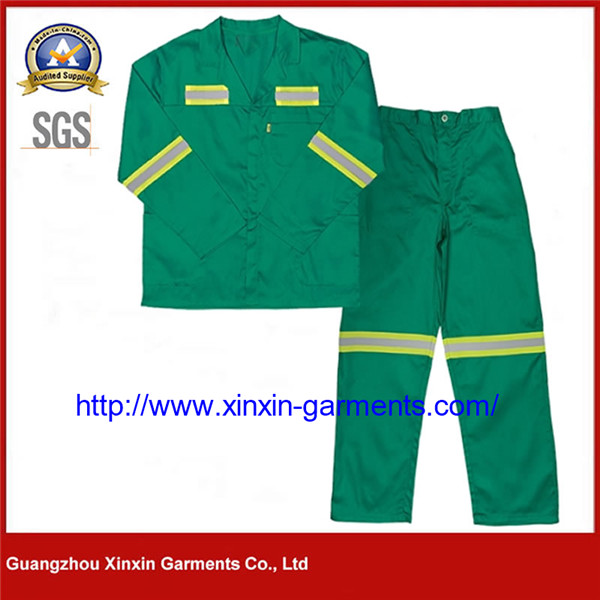 Mechanics custom design engineering coverall with reflective tape work uniform W2124