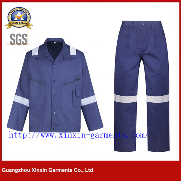Men's Mining Safety Conti Suit Mechanic Two Piece Overalls Oil Refinery Hi Vis Work Wear W970