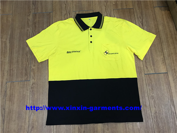 Men's Workwear Working Uniforms Shirts Wholesale Polo Shirt Custom (W874)
