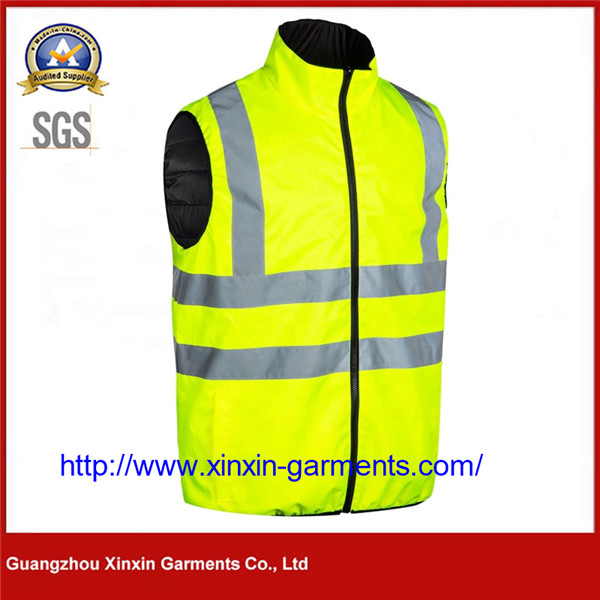 Men′s Double-Side Usage High-End Uniform Reflective Workwear W2167