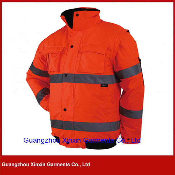 Men's High Visibility Class 3 Waterproof Reflective Safety Jacket (W524)
