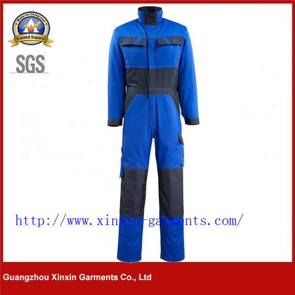 Men's Snap Front Cotton Coverall Oversized Fit Long Sleeve workwear uniform W912