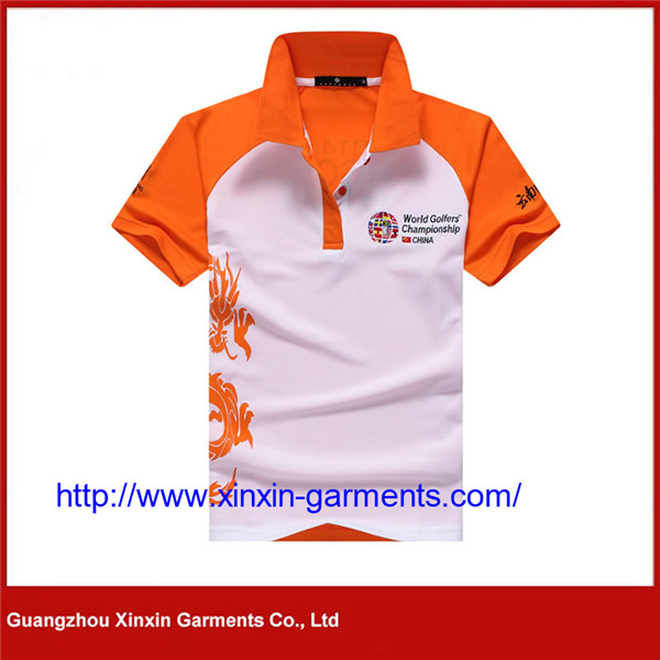 Mens Sports Wear Dry Fit Golf Polo Shirt with Pocket (P478)