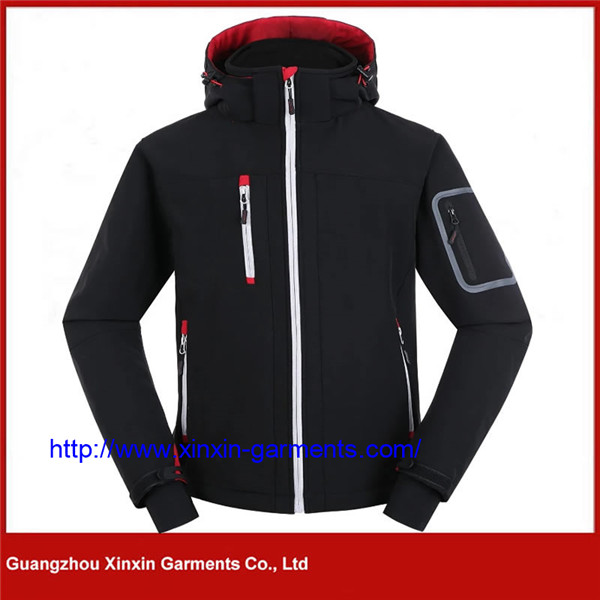 Men's Winter Outwear Zipper Coat Hoody Fashion Causual Warm Jacket (J466)