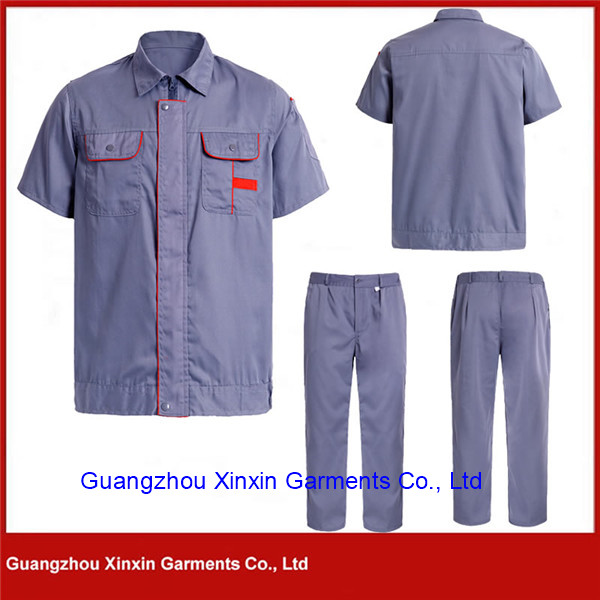 Men's Working Office Uniform for Facotry Workwear Uniforms Engineer (W846)