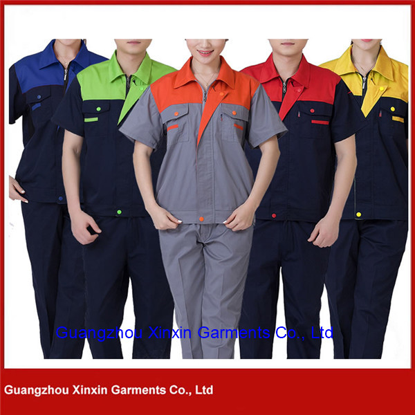 Men's Workwear Working Uniforms Shirts with Breathable and Quick Dry Eco-friendly for Factory (W698)