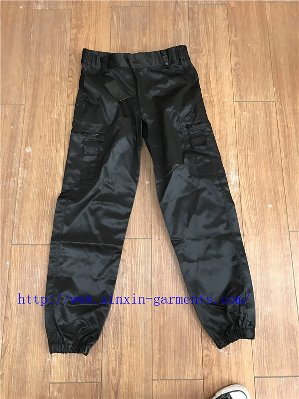 New Design Best Black Color Security Guard Uniform Security Office Janitor Uniform (W1004)