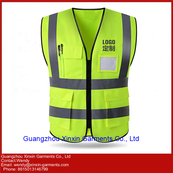 New Design Reflex Pocket Breathable Safety Vest Working Clothes (W414)