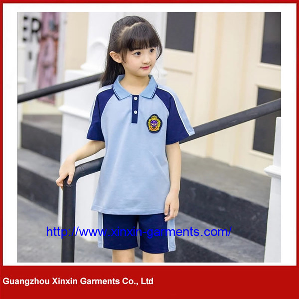 New Design School Uniform Short Sleeve Sport Wear U161-2