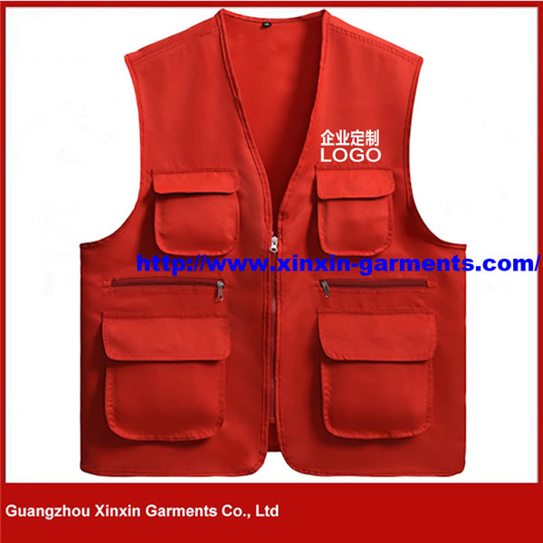 New Style High Quality Outdoor Fishing Garments Multiple Pockets Photography Working Vest (V61)