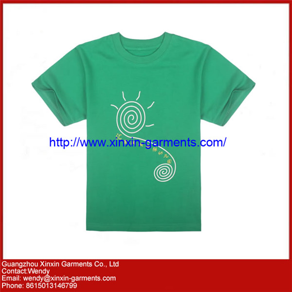 OEM Factory Silk Screen Printing Tee Shirts for Promotion with Your Own logo (R46)