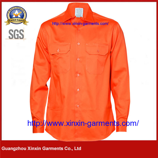 Polyester Cotton Work Shirt - Long Sleeve W2435