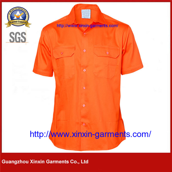 Polyester Cotton Work Shirt - Short Sleeve W2434