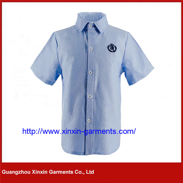 Premium Quality Unisex Children School Uniform Boys Girls Shirts School Uniforms (U170)