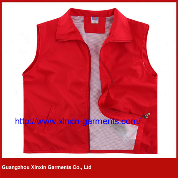 Printed Promotional Vest with Custom Logo Imprint for Advertising (V07)