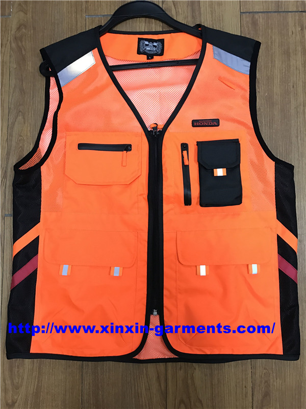 Reflective Police Protective Uniform for Working Vest (W889)