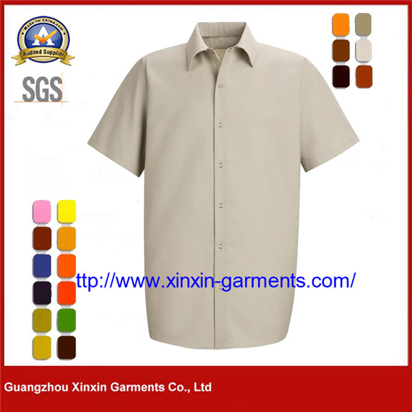 SUMMER shirt style outdoor leisure pure cotton functional shirt Men's short-sleeved work shirt W2574