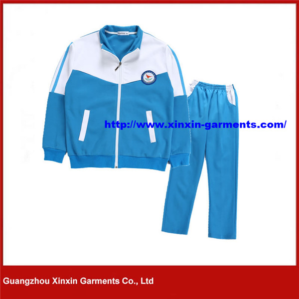 School Track Suits Sport Wear Primary School Uniform Designs (U148)