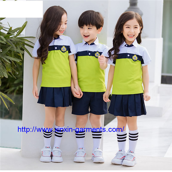 Designs Kindergarten Dress Suit Children School Boys and Girls Sports Wear Uniform (U183)