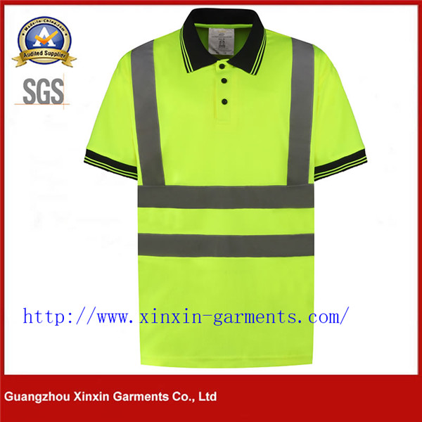 Men's Workwear Working Uniforms Shirts Wholesale Polo Shirt Custom for Company and Factory (W976)