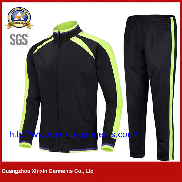 Custom Fitness Athletic Wear Two Piece Activewear Sports Wear Sets Spandex Men Active Wear (T441)