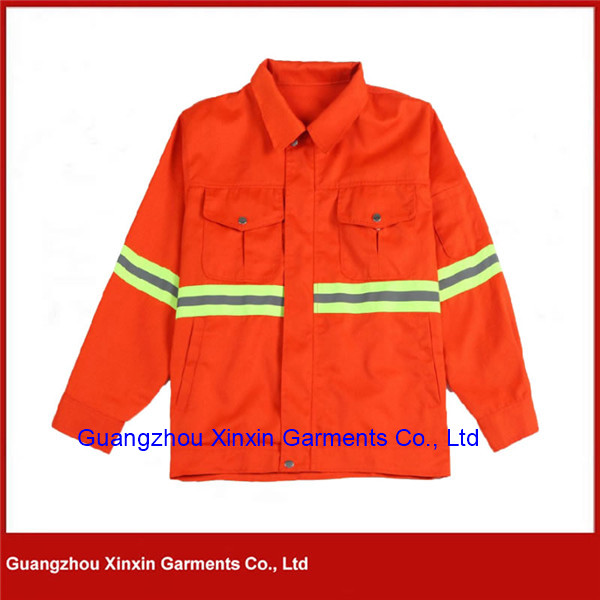Unisex Custom Workwear reflective jacket construction worker Uniform shirt Work Wear clothes W434
