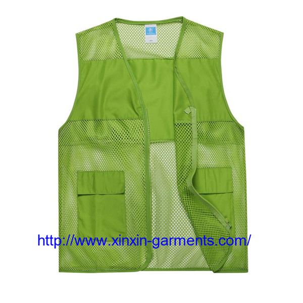 Unisex Waistcoat for Promotion Advertising Marketing Workers Tourist Volunteer Bibs Vest 103