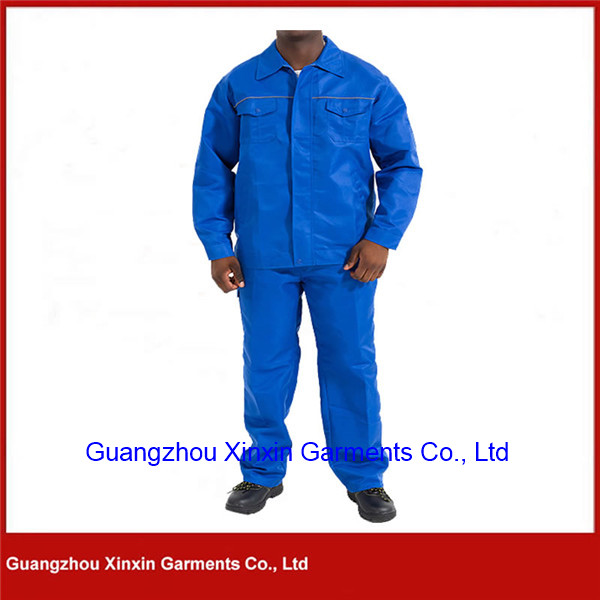 65% Polyester 35%Cotton Safety Long Sleeve Coverall Workwear with Reflective W734