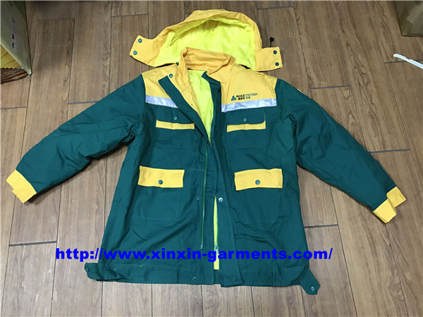 Durable Reflective Strip Building Outdoor Work Clean Safety Clothes (W863)