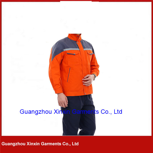 Wearproof Twill Cotton Unisex Workwear Safety Uniforms with Custom Logo (W506)