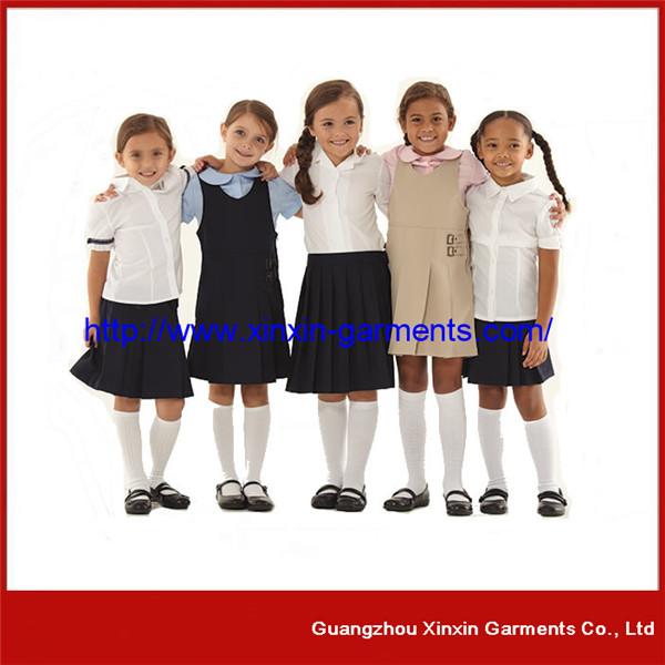 Wholesale Cheap Stylish Cotton Polyester School Wear Factory (U6)