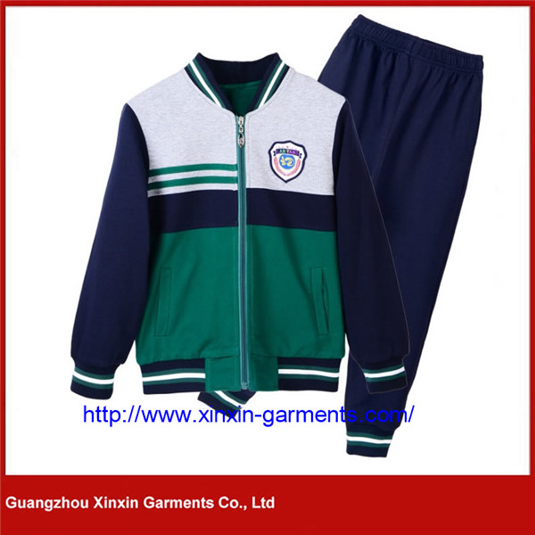 Wholesale Custom Autumn New Design Fashion Students Sportswear Middle School Uniform Designs (U165)
