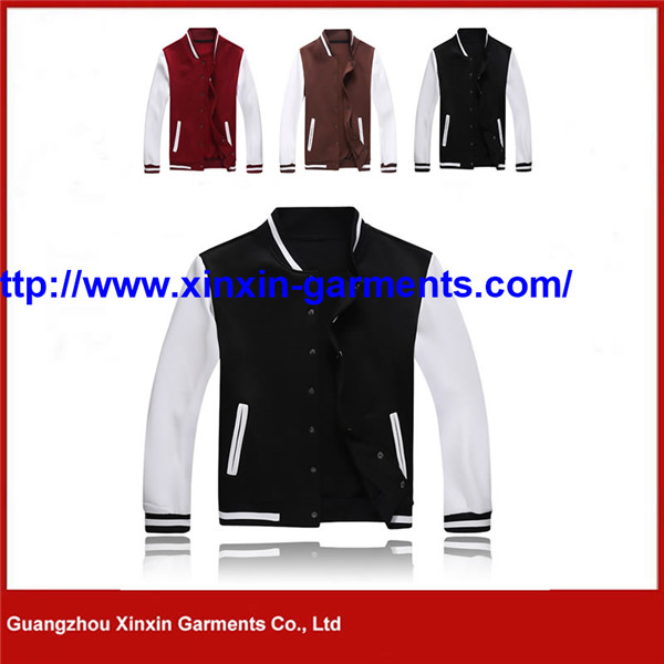 Wholesale Custom Embroidery Cotton Varsity Baseball Jacket Men (T395)