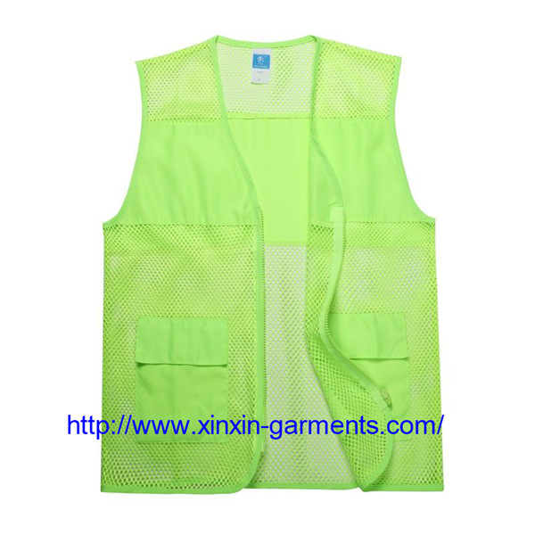 Wholesale Custom Polyester Sleeveless Work Volunteer Vest With Any Logo 103
