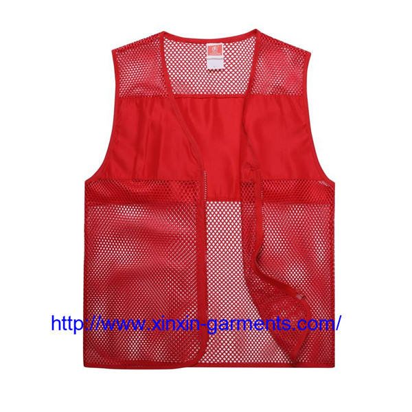 Wholesale Custom Polyester Sleeveless Work Volunteer Vest With Any Logo 104
