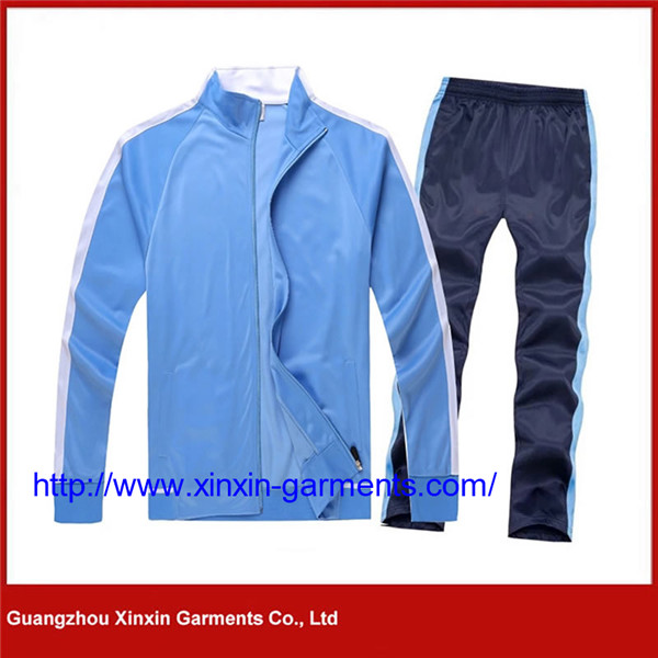 Wholesale Design Your Own High Quality Sport Wear Sets Custom Mens Fitted Tracksuit T407-3
