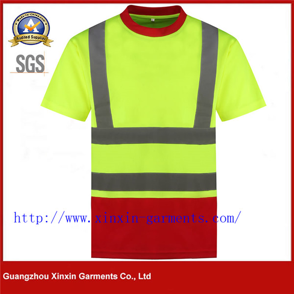 Factory Price High Quality Soft Touch Custom Logo Design Printing Uniform Work Tshirt (W959)